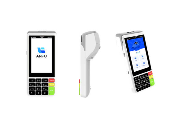 ANFU EMV certyfikowany Android Mobile Smart Payment POS 4g Ręczne płatności kartami przewietrzającymi Terminal POS z czytnikiem NFC