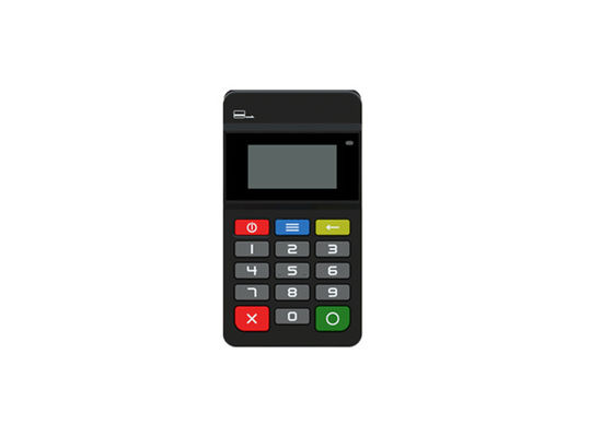 Czarna przenośna drukarka Pos Terminal o stylowym wyglądzie