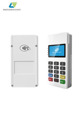 Biały ręczny terminal OEM z systemem Android i oprogramowaniem POS