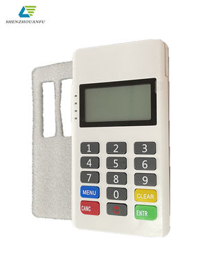 Biały terminal Mini POS Inteligentny mobilny terminal płatniczy ODM PCI Certyfikat