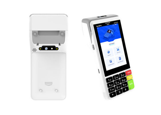 ANFU Smart POS Terminal Z Drukarką Dotkliwym Ekranem Pos Maszyna POS Ręczna Z NFC